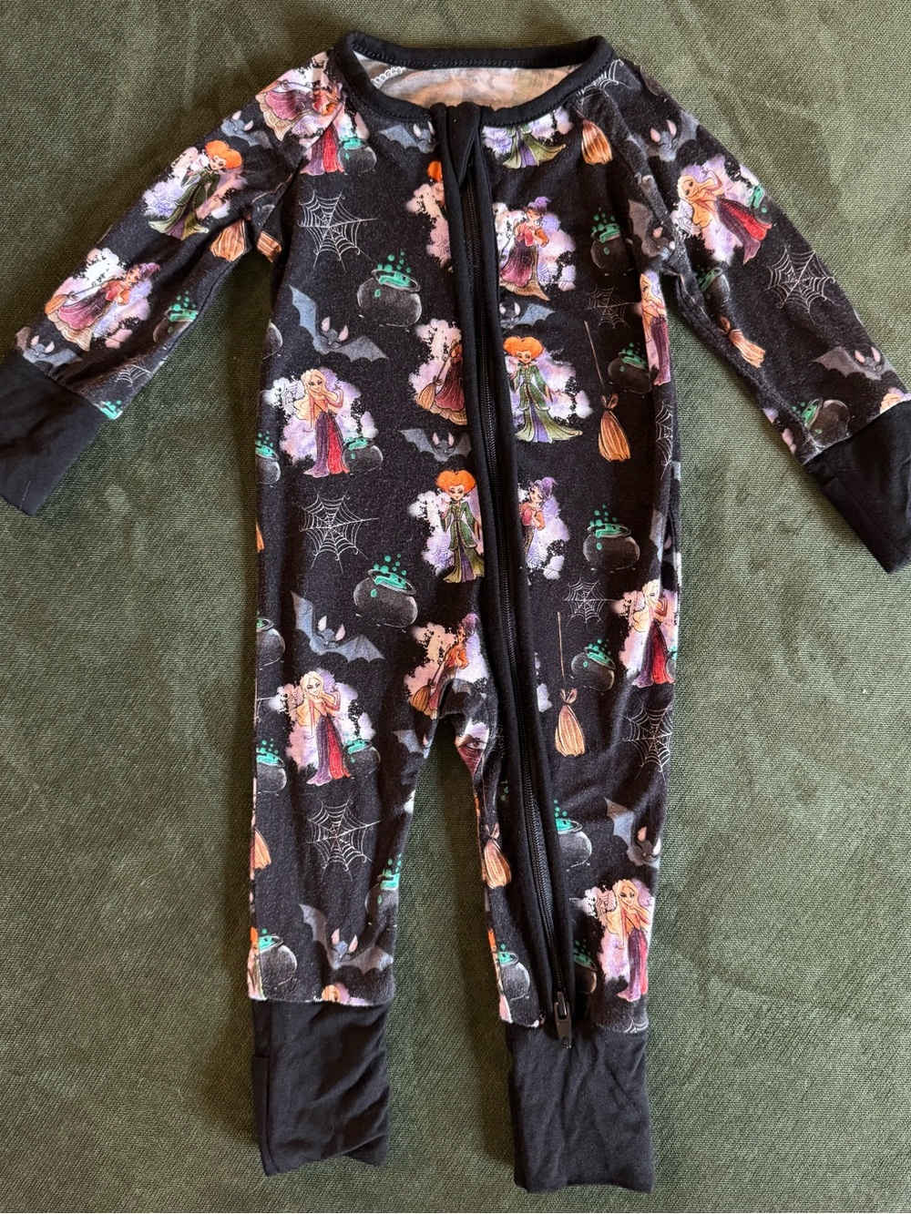 🎃 Hocus Pocus Convertible Zippy Pajamas | Newborn | First Halloween 👻